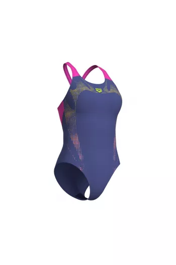 Жіночий купальник Arena SPIDER WEB SWIMSUIT V BACK
