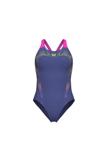 Жіночий купальник Arena SPIDER WEB SWIMSUIT V BACK