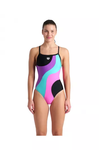 Жіночий купальник Arena MULTI SLICES SWIMSUIT LIGHTDRO