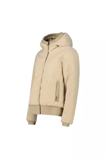 Жіноча куртка CMP JACKET FIX HOOD TEDDY FUR