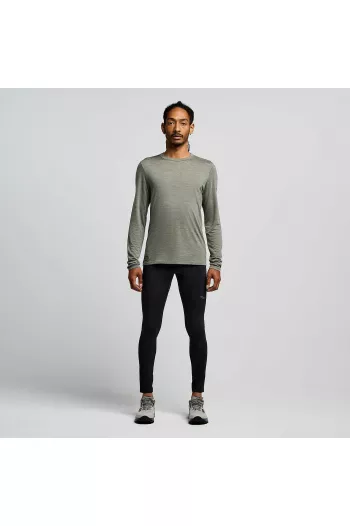 Чоловічий лонгслів Saucony PEREGRINE MERINO LONG SLEEVE