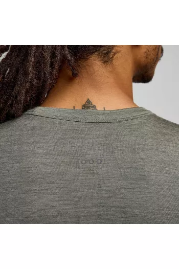 Чоловічий лонгслів Saucony PEREGRINE MERINO LONG SLEEVE