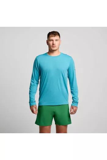 Чоловічий лонгслів  Saucony STOPWATCH LONG SLEEVE