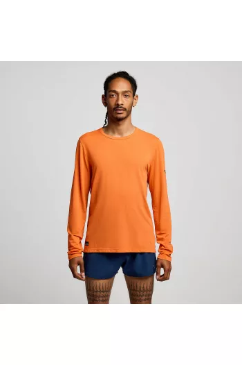 Чоловічий лонгслів  Saucony STOPWATCH LONG SLEEVE