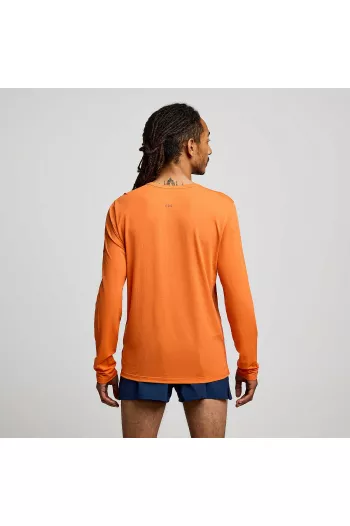 Чоловічий лонгслів  Saucony STOPWATCH LONG SLEEVE