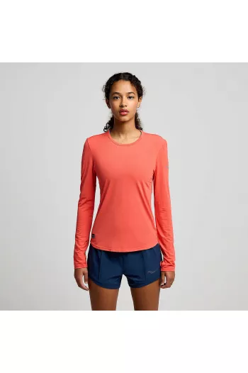 Жіночий лонгслів  Saucony STOPWATCH LONG SLEEVE